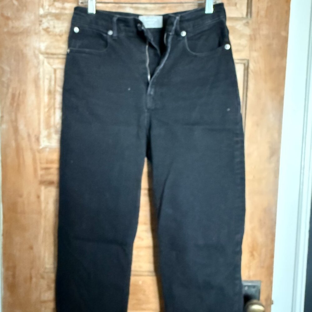 EVERLANE Black Jeans w/ frayed hem